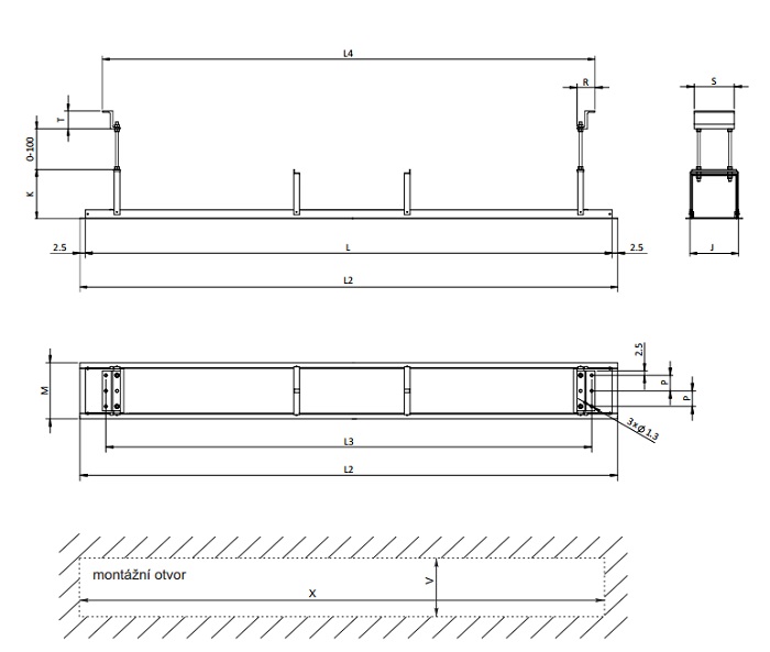 Размеры Installation Frame Jumbo