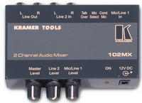 Купить Микшеры-усилители аудиосигнала KRAMER 102MX: цены, характеристики, фото в каталоге VEGA AV