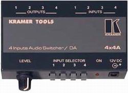Купить Видео-аудио коммутаторы KRAMER 4x4A: цены, характеристики, фото в каталоге VEGA AV