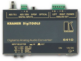 Купить Преобразователи типов сигналов KRAMER 6410N: цены, характеристики, фото в каталоге VEGA AV