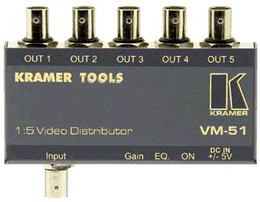 Купить Усилители-распределители KRAMER VM-51: цены, характеристики, фото в каталоге VEGA AV