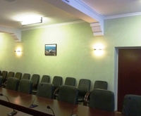Трансформируемый конференц-зал в гостинице Рэдиссон-Блу ( ООО «СвязьСистем», Шереметьево, Москва).