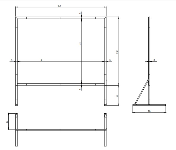 JT Motors FRAME FLOOR 50