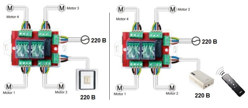 Подключение A-OK 405-01