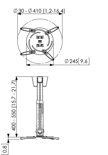 Кабель каналы Vogel's PPC2540