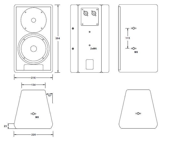 Размеры GAE System 6