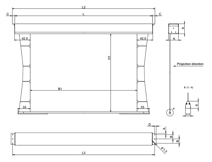 Размеры Rollo Jumbo TabTension